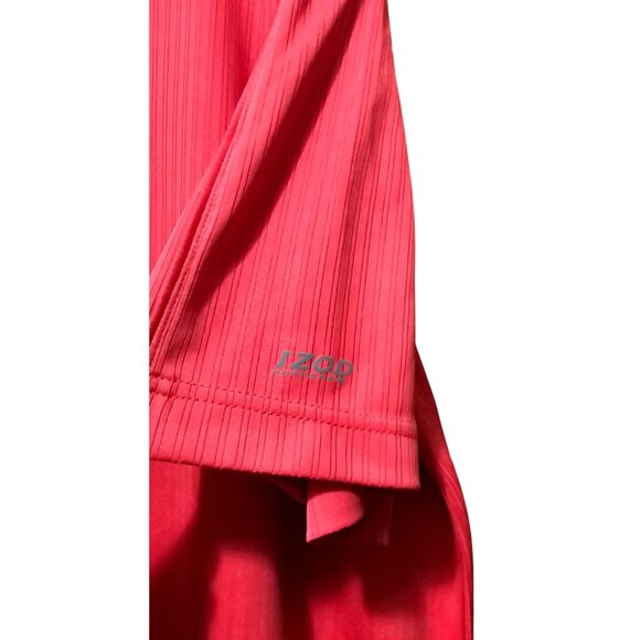 Izod Men's‎ Cool FX Performance Polo Shirt L/G Salmon - Picture 7 of 15